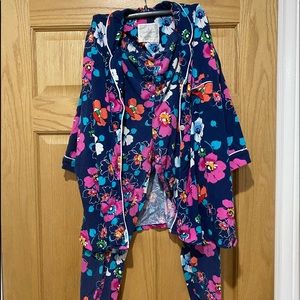 Cuddle Duds PJ Set, floral, 2X